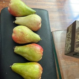 Decorative pears home accents